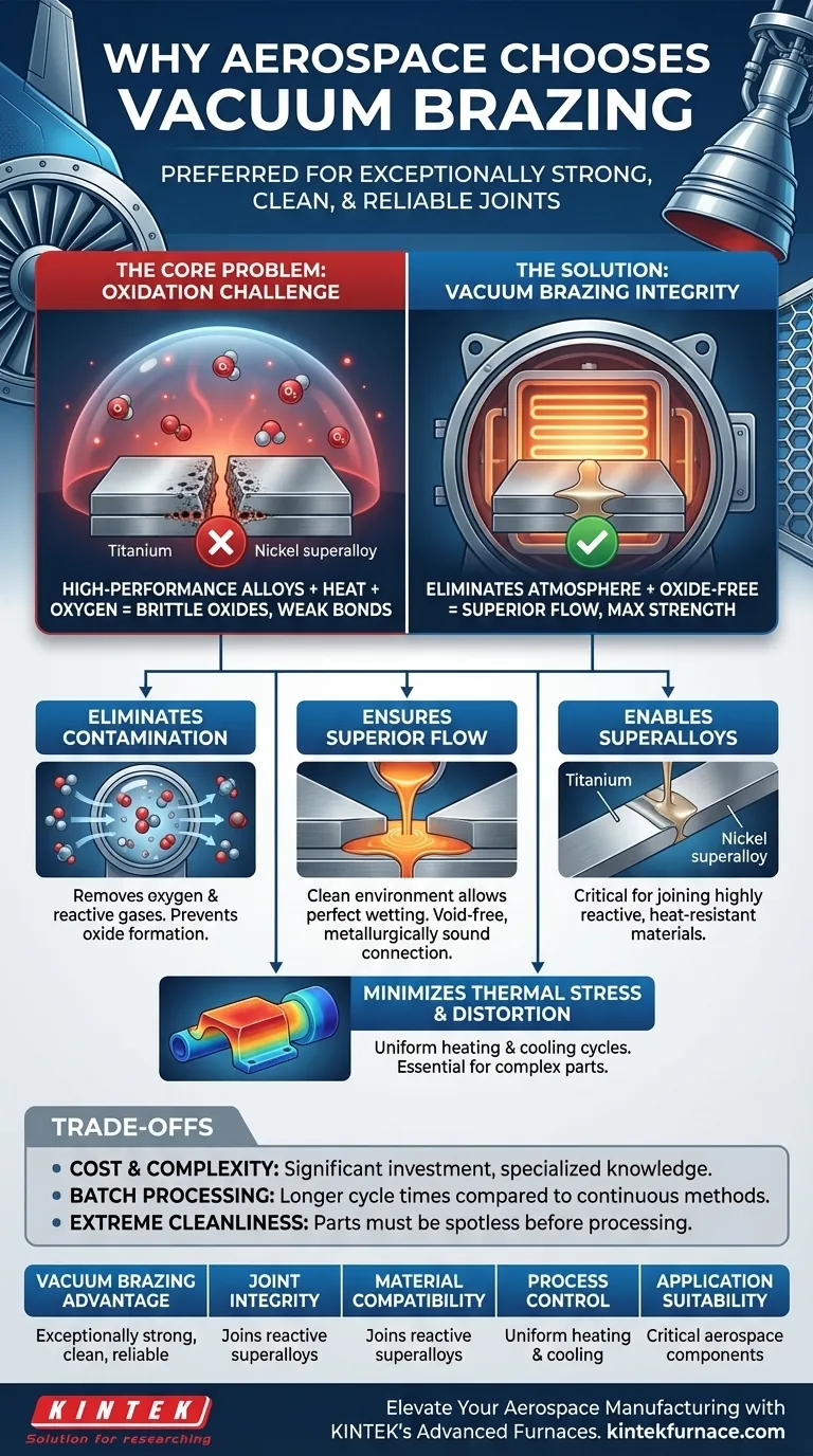 Why is vacuum brazing preferred in the aerospace industry? For Strong, Clean, and Reliable Joints Visual Guide