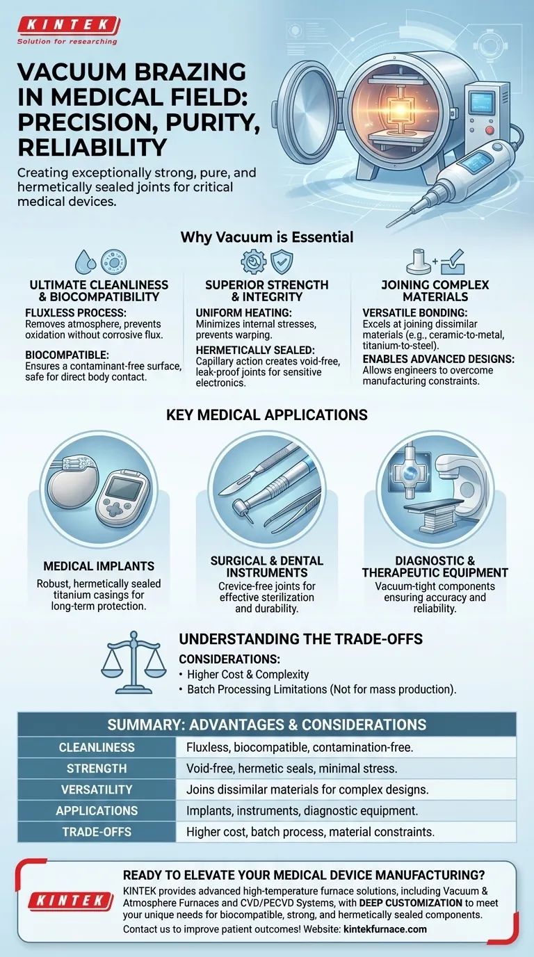 真空ろう付けは医療分野でどのように応用されていますか？デバイスの優れた生体適合性と強度を実現する ビジュアルガイド