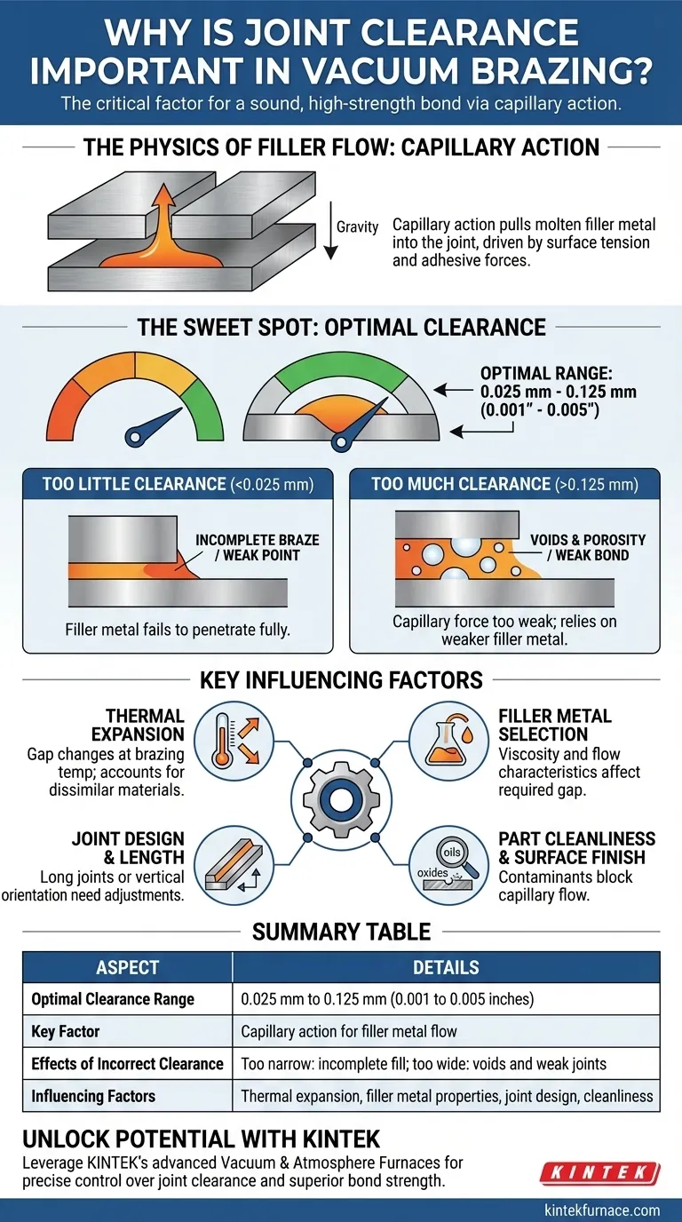 Por que a folga da junta é importante na brasagem a vácuo? Garanta Uniões Fortes e Confiáveis Guia Visual