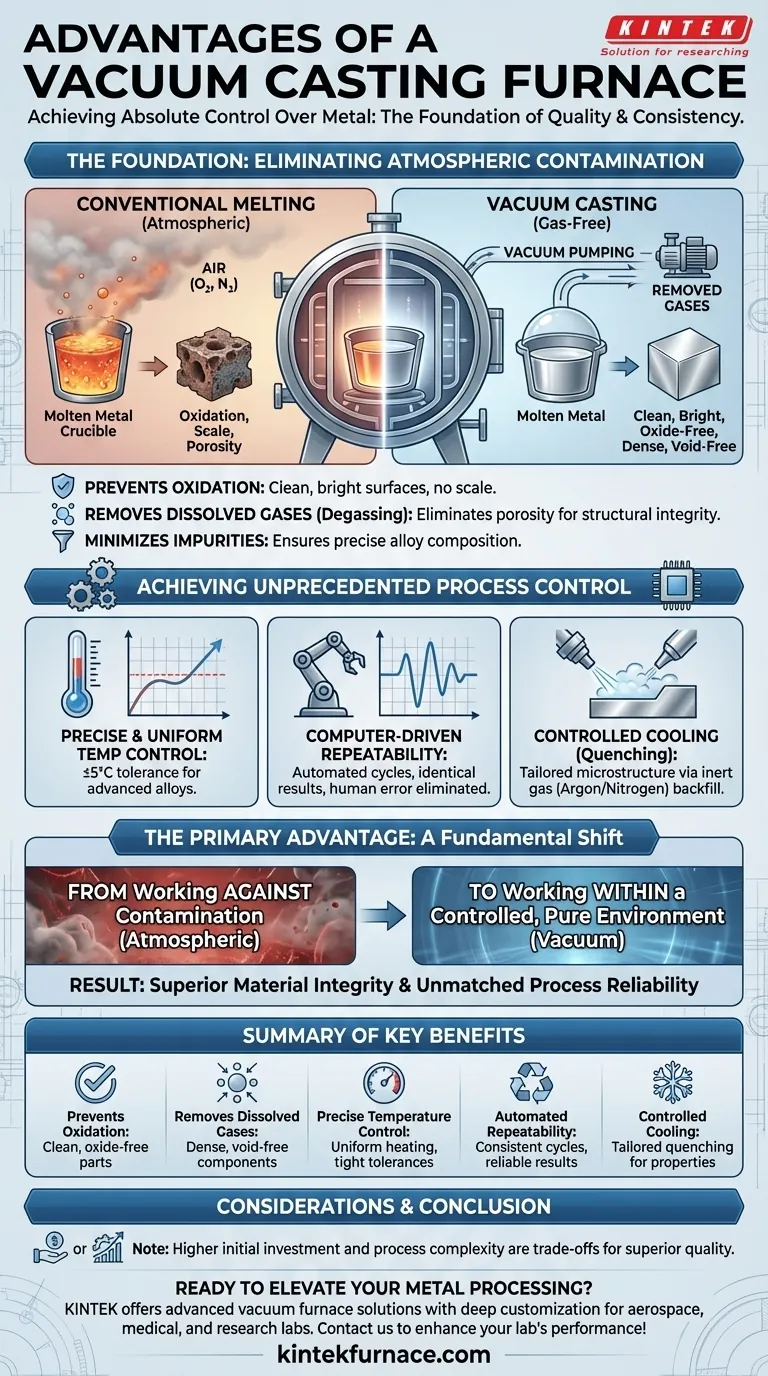 真空溶解炉を使用する利点は何ですか？金属加工における純度と精度の達成 ビジュアルガイド