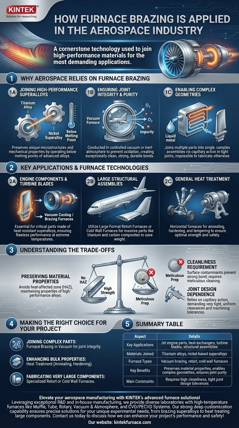 Como a brasagem em forno é aplicada na indústria aeroespacial? Una Componentes de Alto Desempenho com Precisão Guia Visual