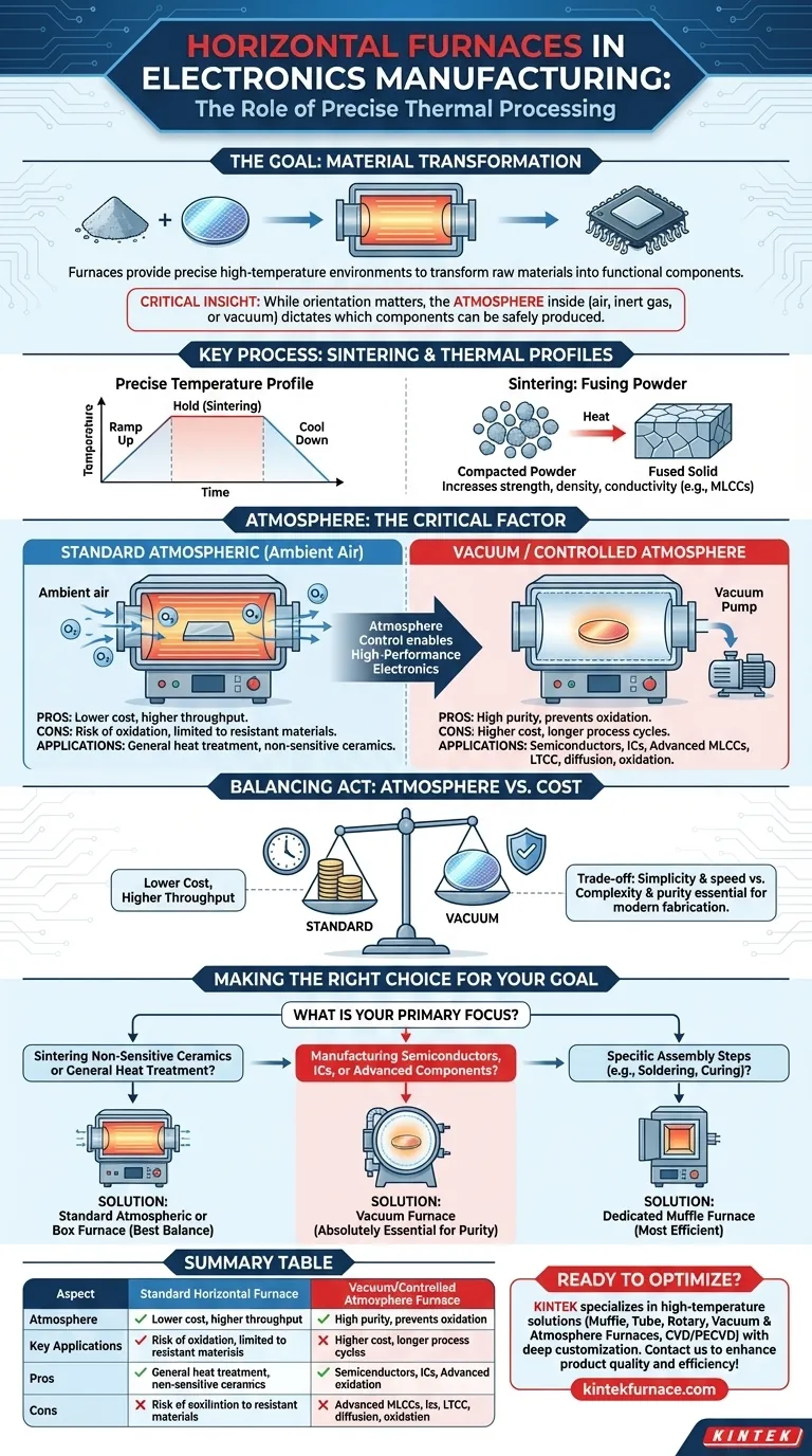 Che ruolo svolgono i forni orizzontali nella produzione elettronica? Essenziali per la lavorazione termica di precisione Guida Visiva