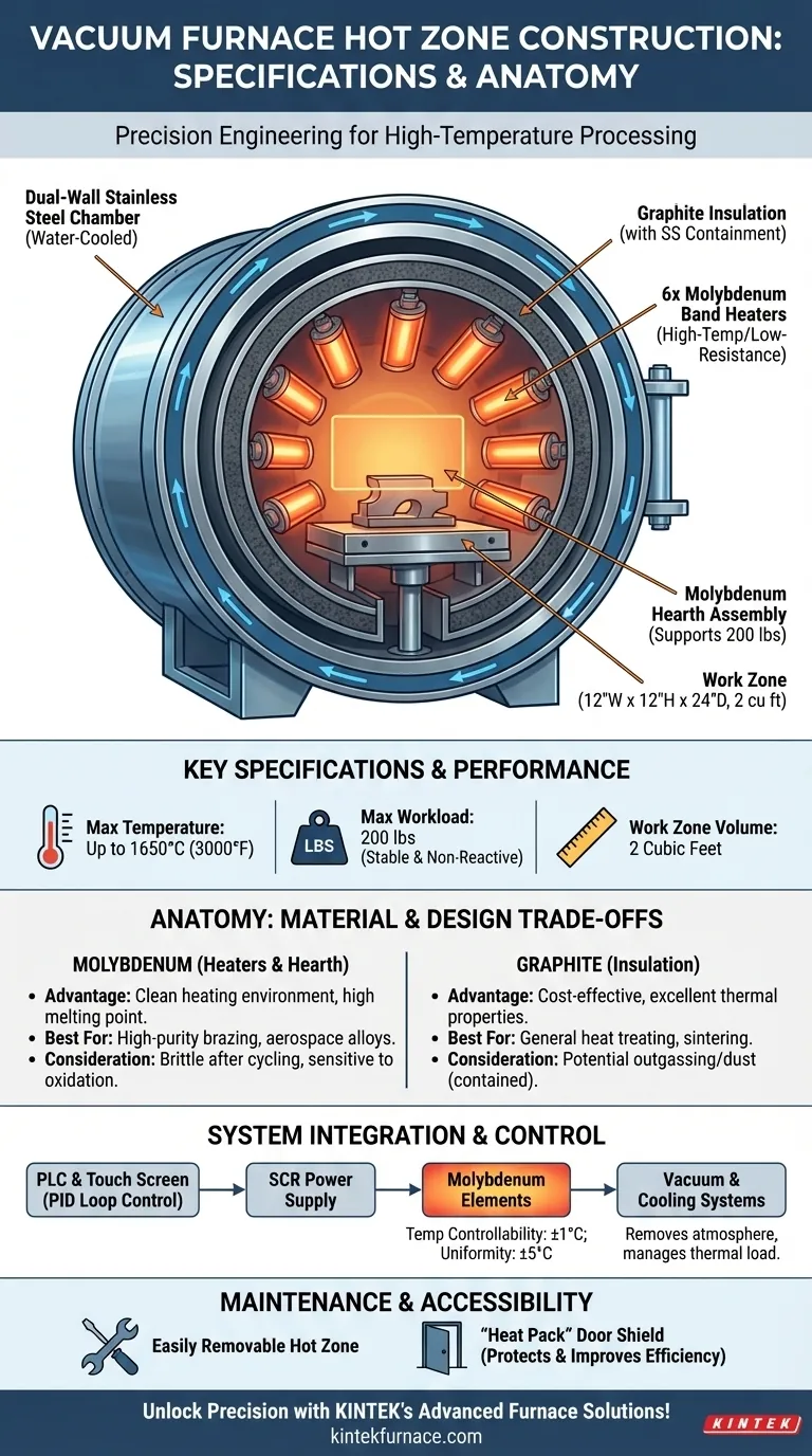 Quelles sont les spécifications de la construction de la zone chaude dans le système de four sous vide ? Optimisez votre traitement à haute température dès aujourd'hui Guide Visuel