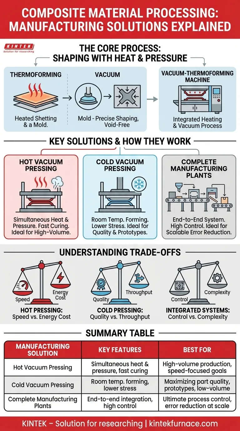 Какие типы производственных решений создаются для обработки композитных материалов? Оптимизируйте свое производство с помощью передовых методов Визуальное руководство