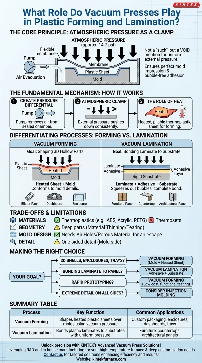 プラスチック成形およびラミネーションにおける真空プレスの役割とは？精密加工のための必須ガイド ビジュアルガイド