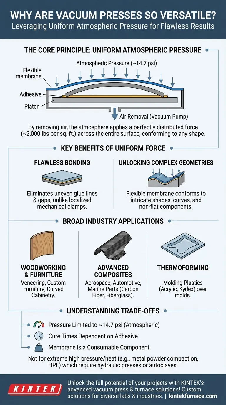 Warum gelten Vakuumpressen als vielseitige Werkzeuge in verschiedenen Branchen? Erreichen Sie perfekte Laminierung und Formgebung Visuelle Anleitung