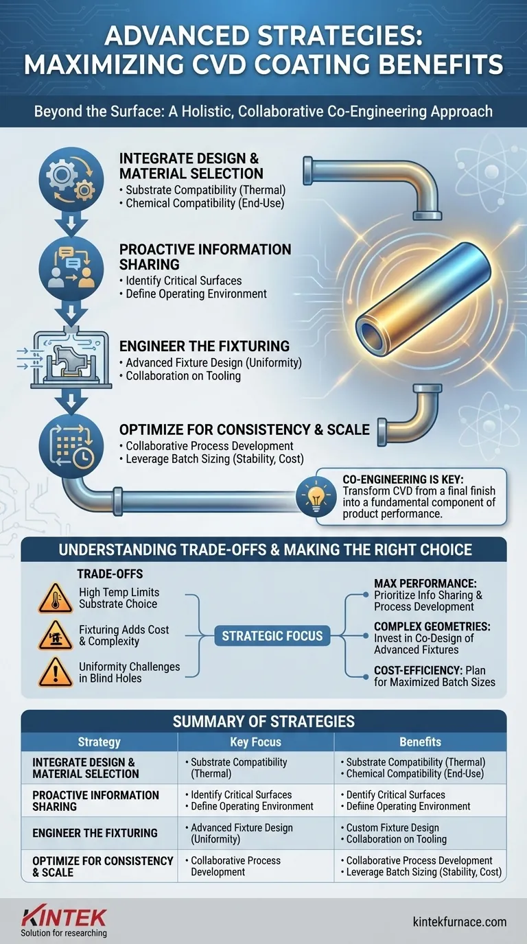 CVD 코팅의 이점을 극대화하기 위해 어떤 고급 전략을 사용할 수 있나요? 전문가 협력을 통해 최고의 성능을 발휘하세요 시각적 가이드