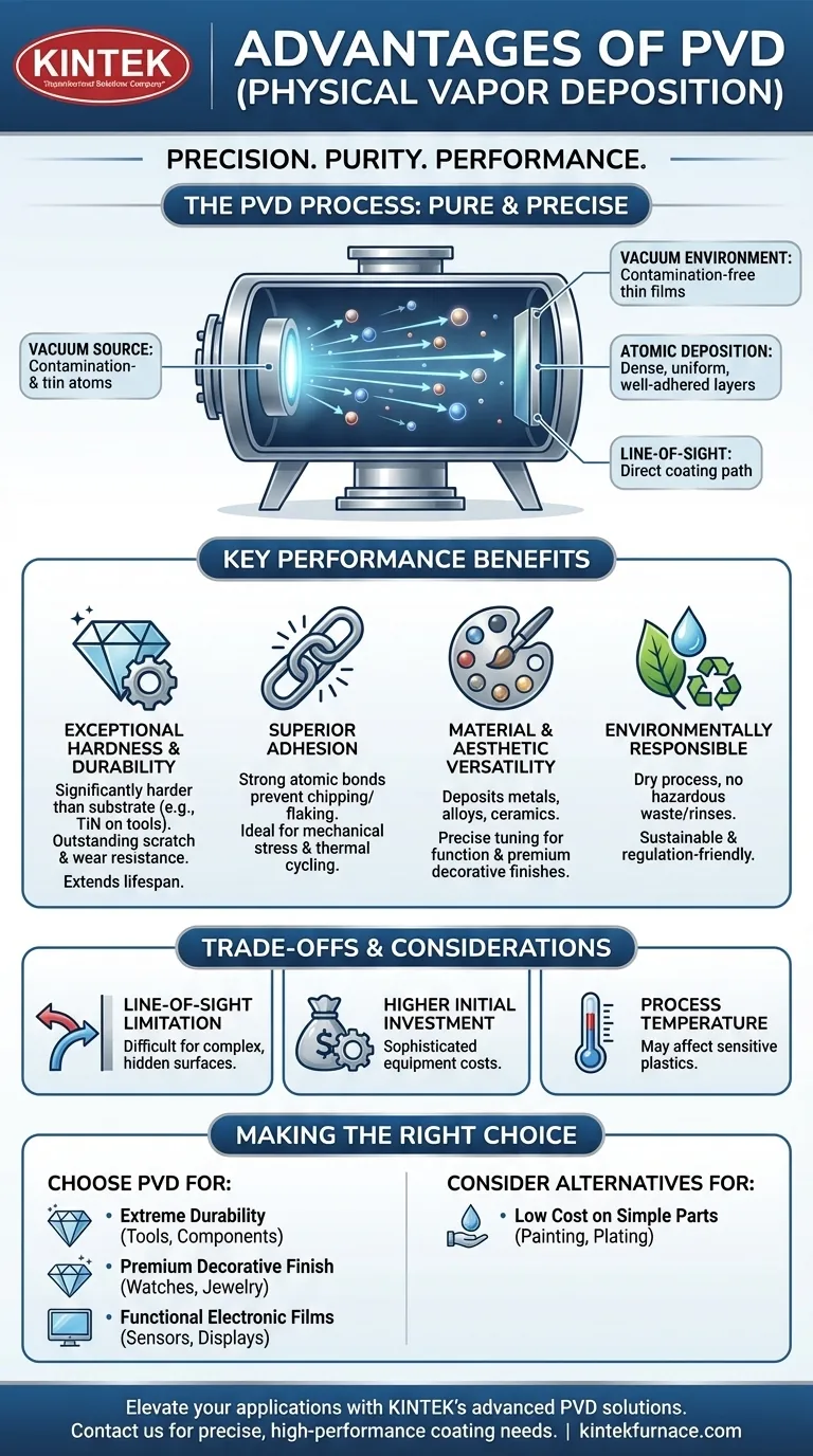 PVDの利点は何ですか？高性能で耐久性のあるコーティングを実現 ビジュアルガイド