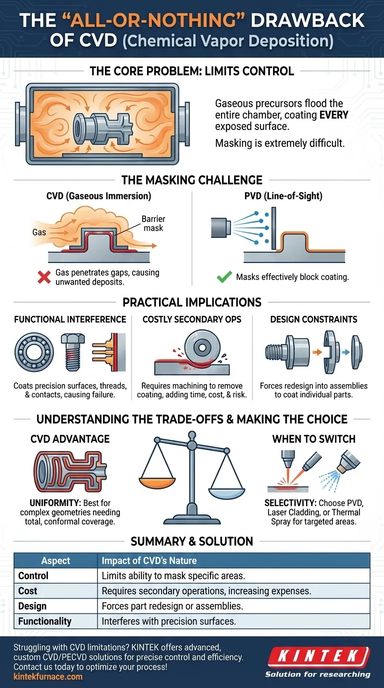 Pourquoi la nature « tout ou rien » du CVD est-elle un inconvénient ? Elle limite le contrôle et augmente les coûts Guide Visuel