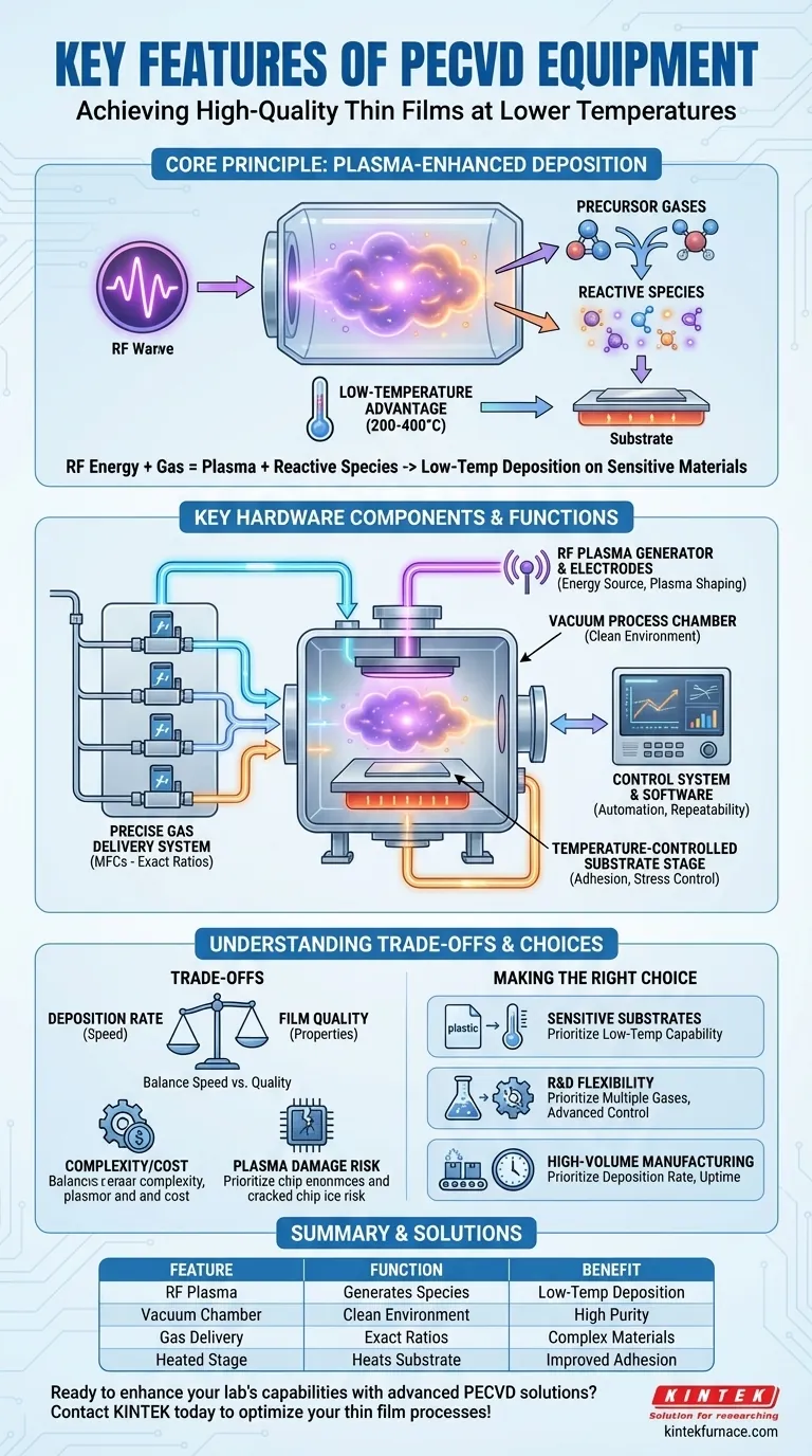PECVD设备的关键特性有哪些？解锁低温薄膜沉积技术 图解指南