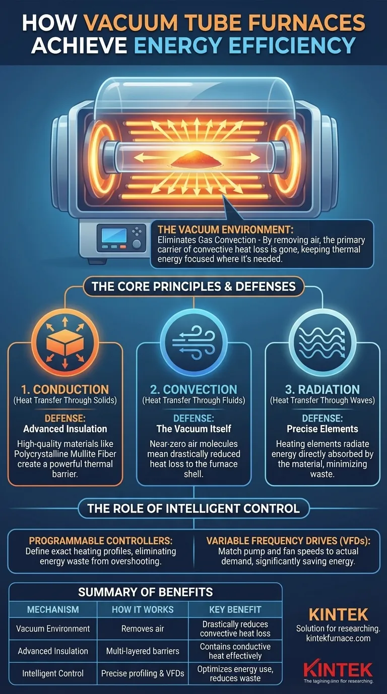 Como os fornos tubulares a vácuo alcançam eficiência energética? Maximize o Desempenho Térmico e Reduza Custos Guia Visual
