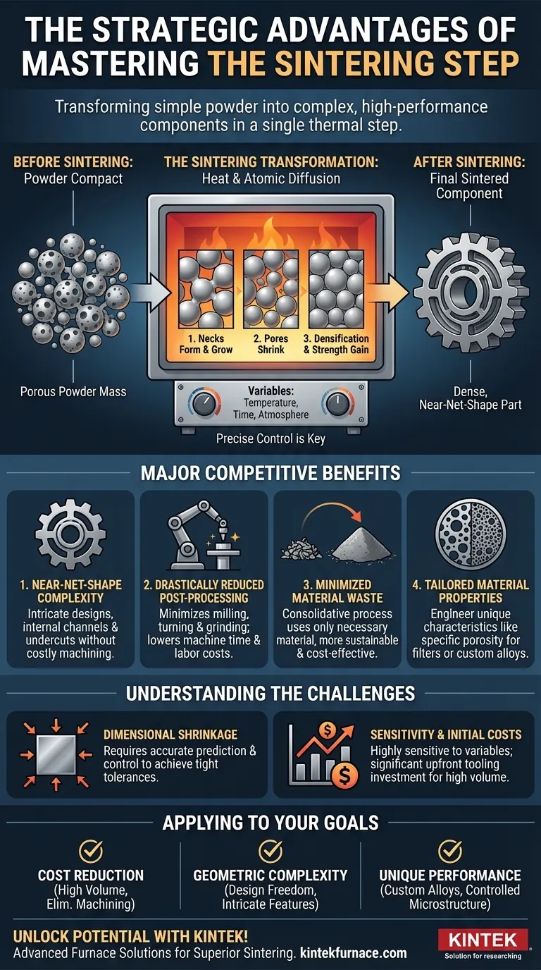 What are the advantages of mastering the sintering step? Achieve Cost Savings and Complex Designs Visual Guide