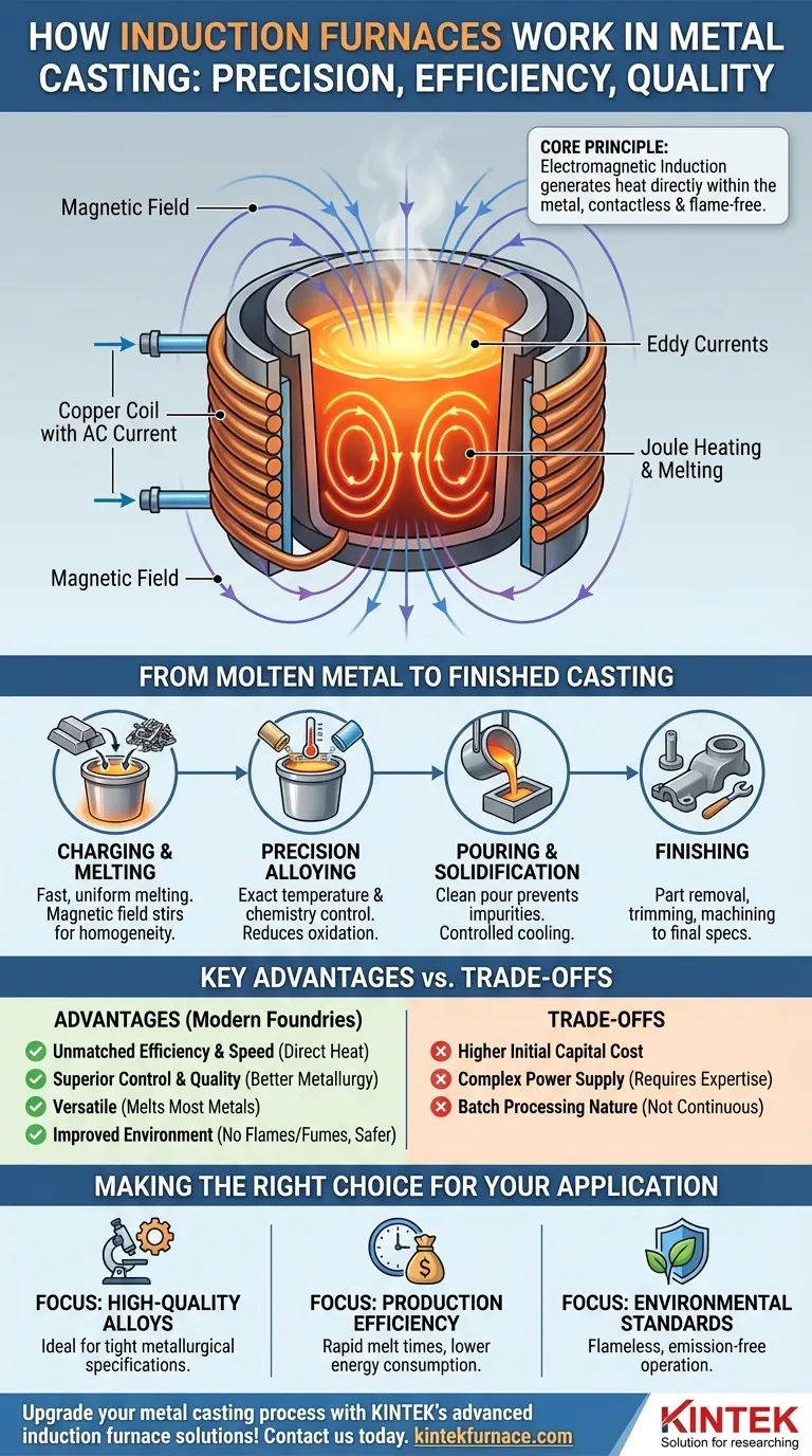 How do induction furnaces work in metal casting? Unlock Efficient, High-Quality Melting Solutions Visual Guide