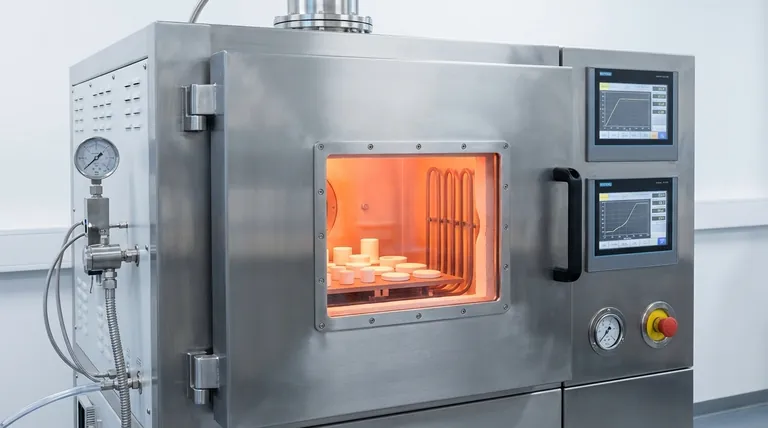 What is the application of vacuum furnaces in ceramics sintering? Achieve High-Purity, Dense Ceramics