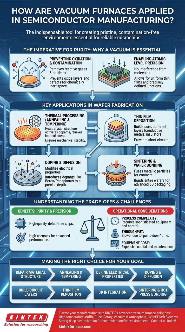진공로(Vacuum Furnace)는 반도체 제조에 어떻게 적용됩니까? 칩 제조의 순도와 정밀도에 필수적 시각적 가이드
