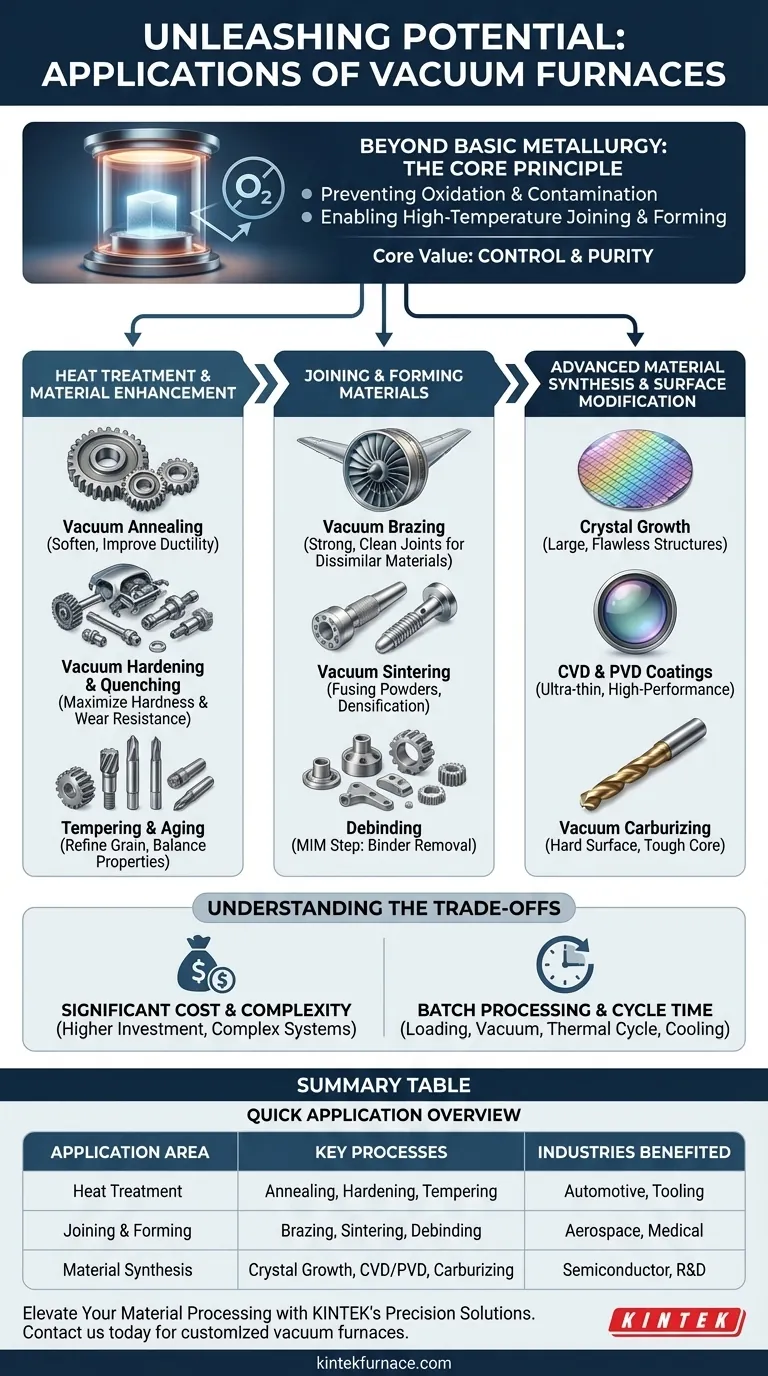 真空炉还有哪些其他应用？解锁跨行业的先进材料加工 图解指南