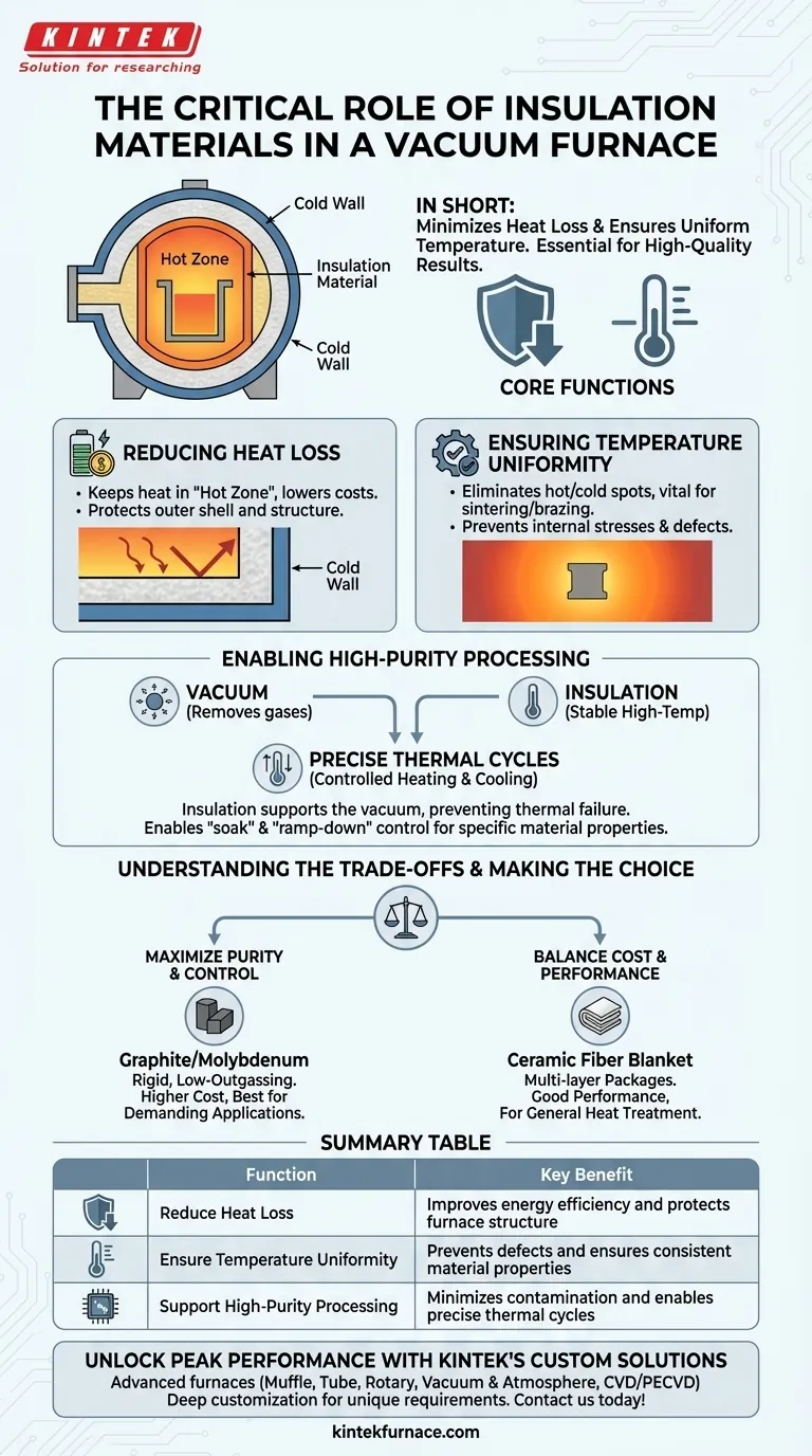 真空炉中绝缘材料的作用是什么？提高高温处理的效率和精度 图解指南