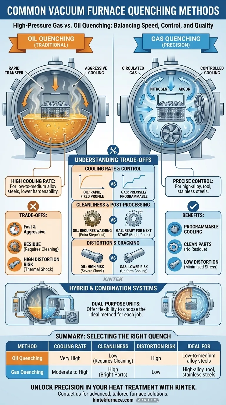真空炉で一般的に使用される焼き入れ方法は？熱処理プロセスを最適化する ビジュアルガイド