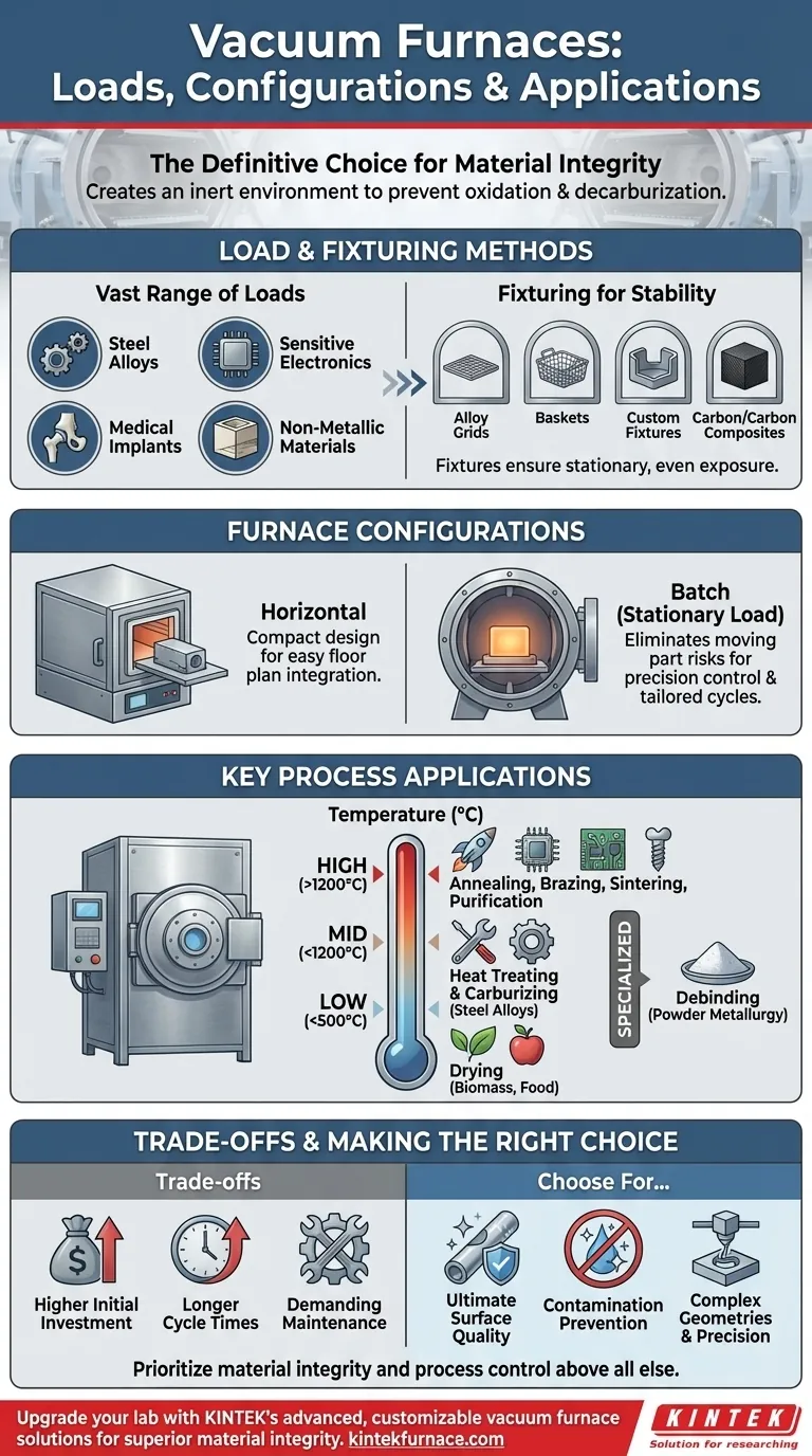 真空炉可以处理哪些类型的负载和配置？探索多功能的工装夹具和应用 图解指南