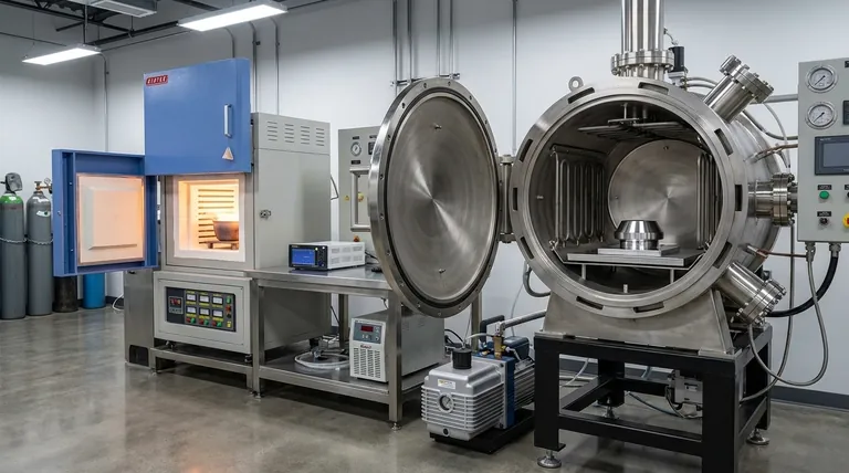 マッフル炉と真空炉の主な違いは何ですか?研究室に最適な炉を選ぶ