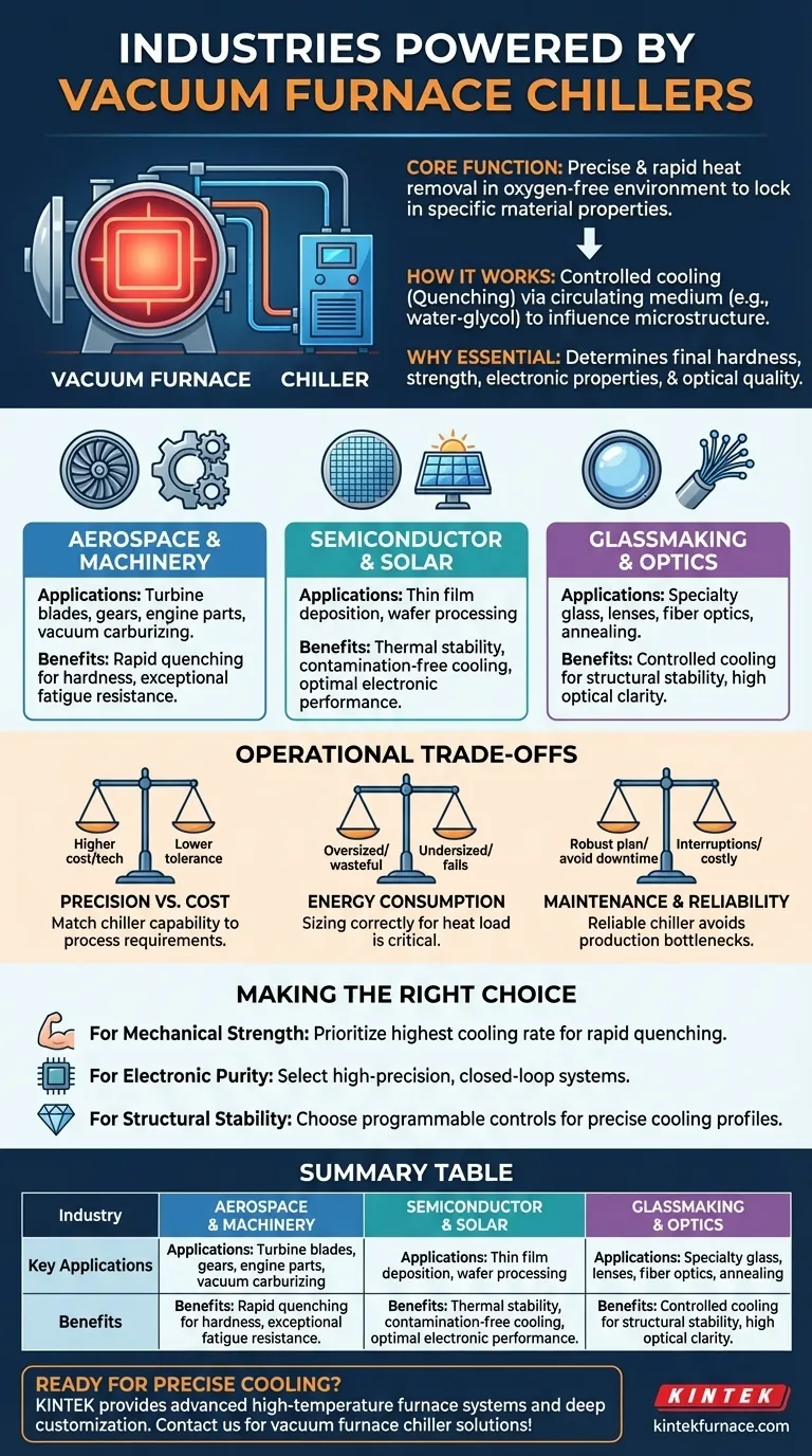 真空炉チラーが一般的に使用される業界は？航空宇宙、半導体などの主要な用途を発見 ビジュアルガイド