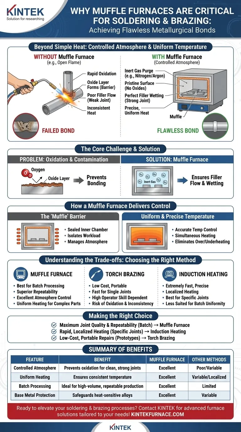 Perché i forni a muffola sono importanti per la saldatura e la brasatura? Ottieni giunzioni impeccabili e ad alta resistenza Guida Visiva