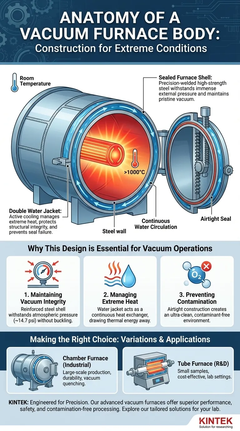 真空炉炉体是如何构造的？探索其针对极端条件的加固密封设计 图解指南