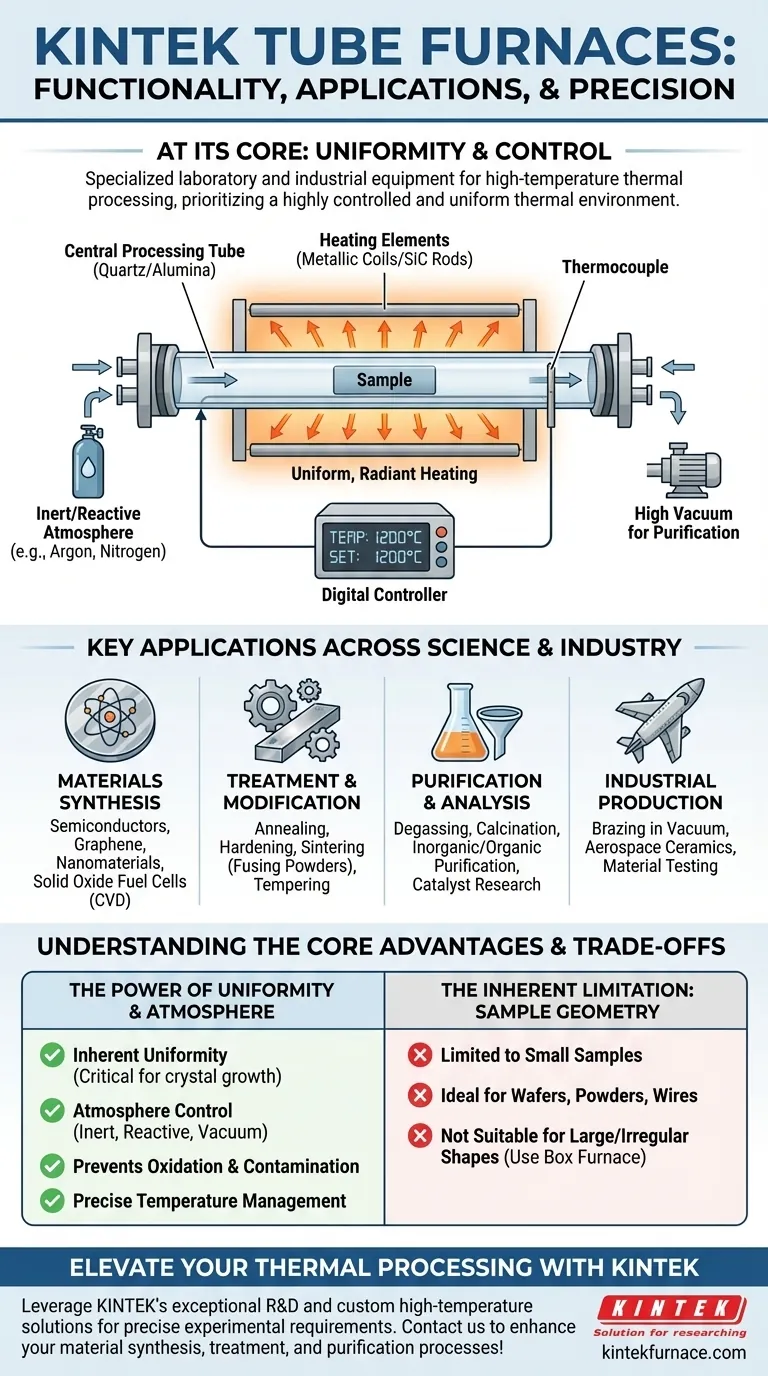 Wie funktionieren Rohröfen und wo werden sie eingesetzt? Entdecken Sie Präzisions-Heizlösungen Visuelle Anleitung