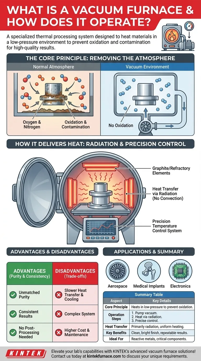 Was ist ein Vakuumofen und wie funktioniert er? Erschließen Sie überlegene Materialverarbeitung Visuelle Anleitung
