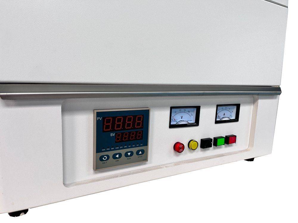 Tube furnace with quartz tube detail 4