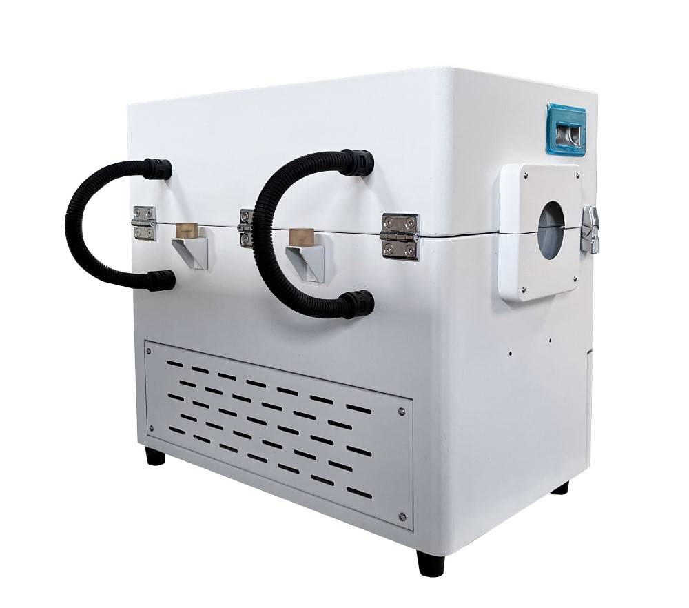 Tube furnace with quartz tube detail 2