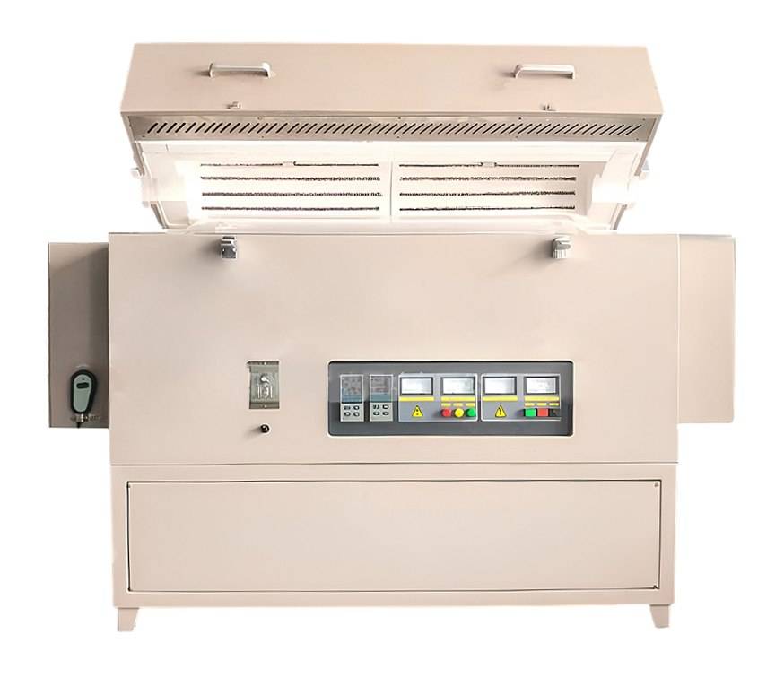 Multi-Zone Tube Furnace with lid open