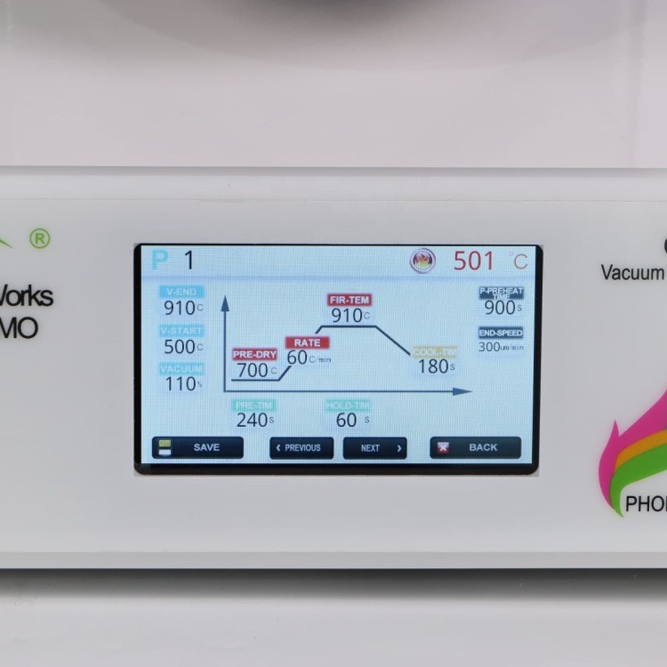 Touchscreen-Controller für Vakuumpressenöfen