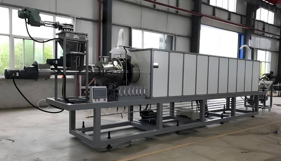 Continuous electric rotary furnace for Lithium iron phosphate
