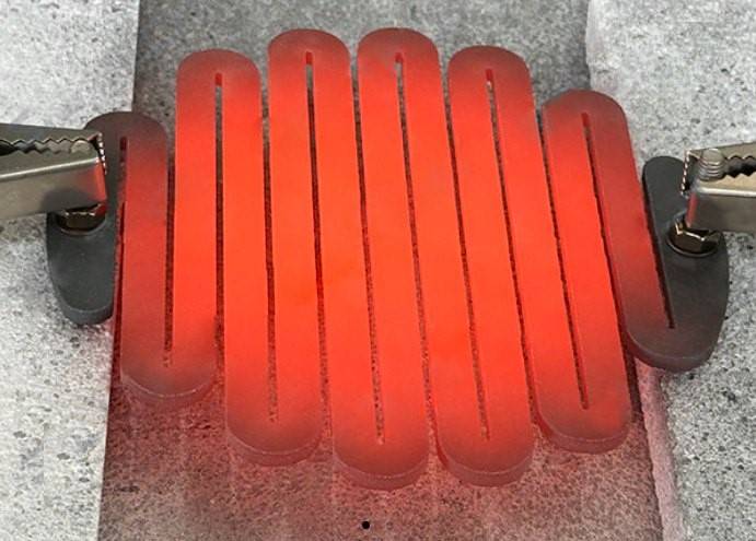 炭化ケイ素発熱体の詳細図