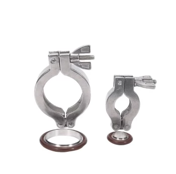 Stainless Steel Quick Release Vacuum Chain Three Section Clamp