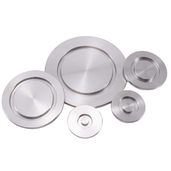 Stainless Steel KF ISO Vacuum Flange Blind Plate for High Vacuum Systems