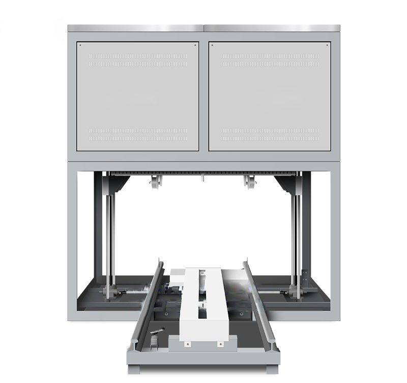 Détail du panneau de commande du four de levage par le bas