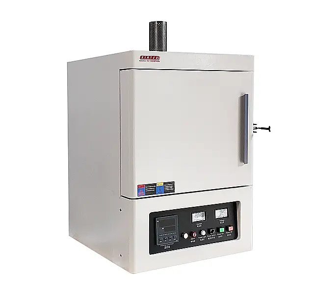 Side of the muffle stove