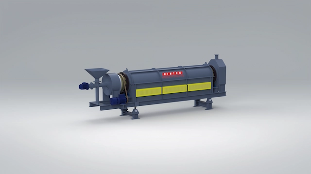 جانب الفرن الدوار