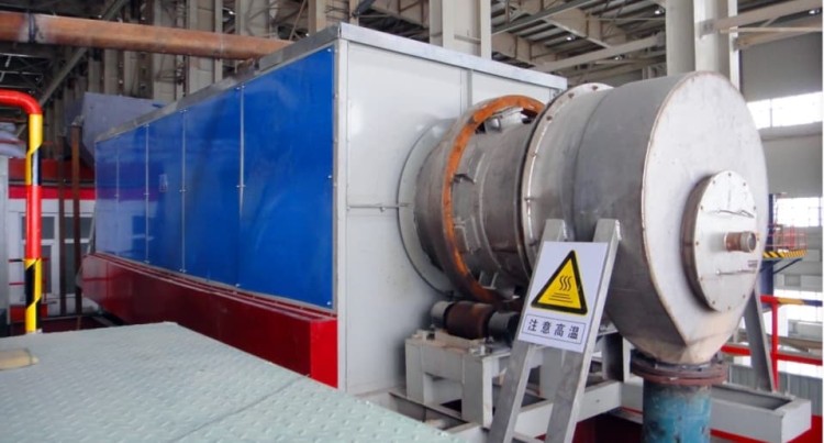 Activated carbon regeneration site