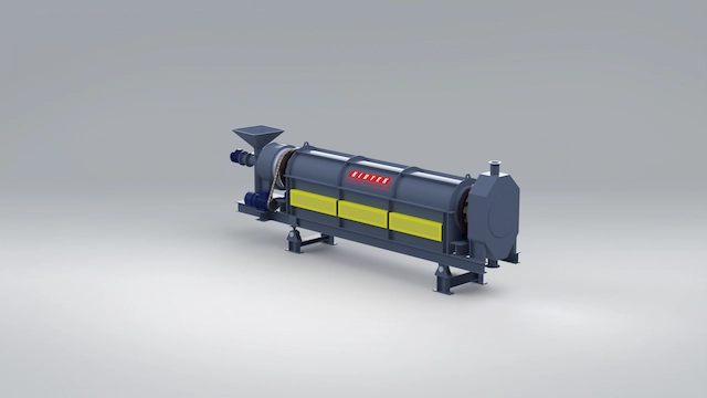 جانب الفرن الدوار