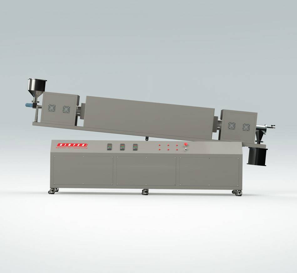 Vacuum batch continuous feeding graphite precarbonization rotary furnace