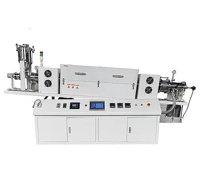 Parte anteriore del forno a tubo rotante