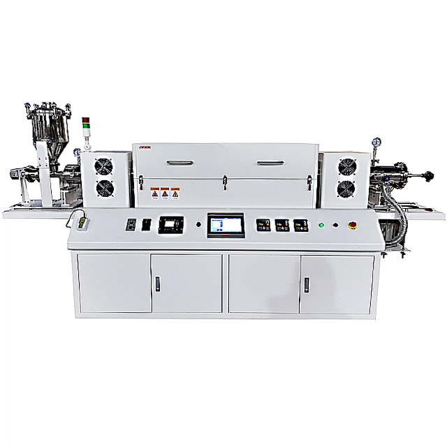 Parte anteriore del forno a tubo rotante