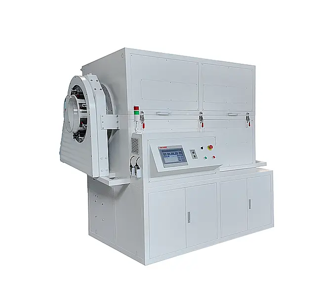 side of tubular furnace