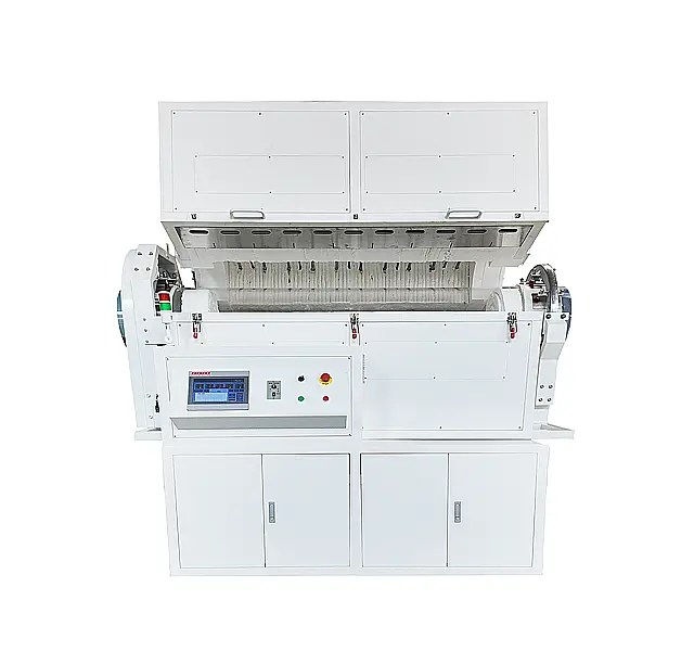 Tubular furnace front