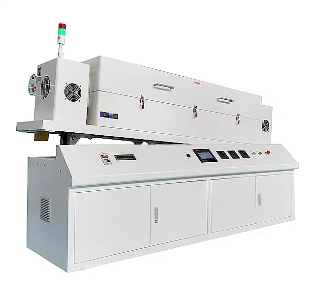 Rotary tube furnace side