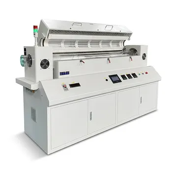 Split Multi Heating Zone Rotary Tube Furnace Rotating Tube Furnace