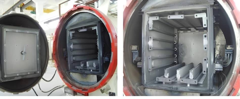 Horizontal graphite chamber